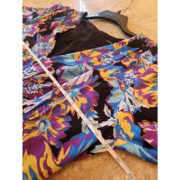 Donna Morgan for Maggy Floral NWT long sleeve maxi dress size 16 - Picture 9 of 12